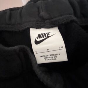 black nike sweatpants- men’s small women’s xs